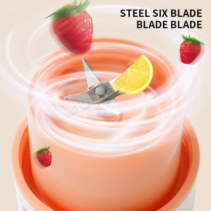 Kitchen Electric Juicer USB Charging Wireless Juices Blender Fruit Orange Mixer Squeezer Machine Ice Crush Cup Food Processor 2 Sold